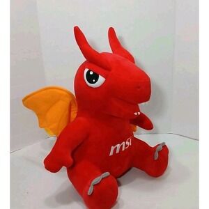 17" MSI True Gaming Red Dragon Plush  Jumbo HTF Rare Playstation